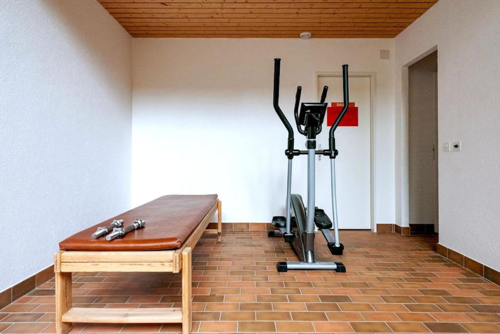 Small But Wow! Studio With Pool @ The Central Lake Crans-Montana Exterior foto